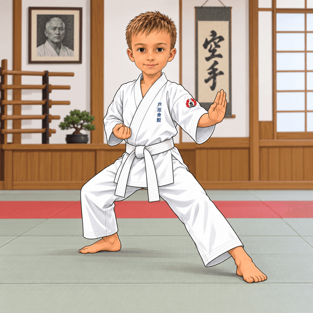 Šimon z SK Katana ukazuje Kime. Okamžité zpevnění svalů a zaostření veškeré energie těla v přesném zlomku vteřiny dopadu úderu či krytu.