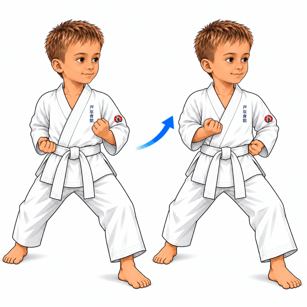 Šimon z SK Katana ukazuje Ura-zuki. Krátký zvedák na tělo s dlaní otočenou k sobě (do solar plexu nebo pod žebra z těsné blízkosti).